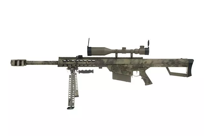 SW-02A CQB sniper rifle replica with scope and bipod - Kryptek Mandrake®