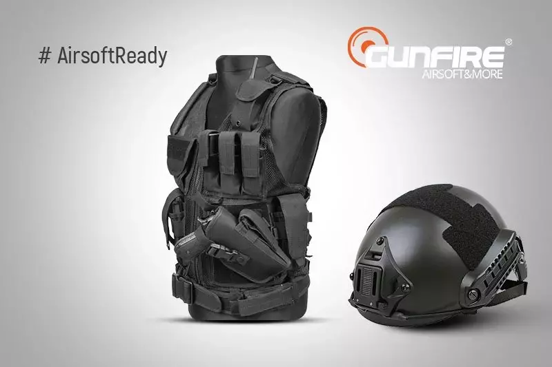 #AirsoftReady Set - Vest + FAST Helmet
